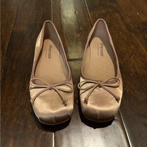 Jeffrey Campbell satin ballet flats